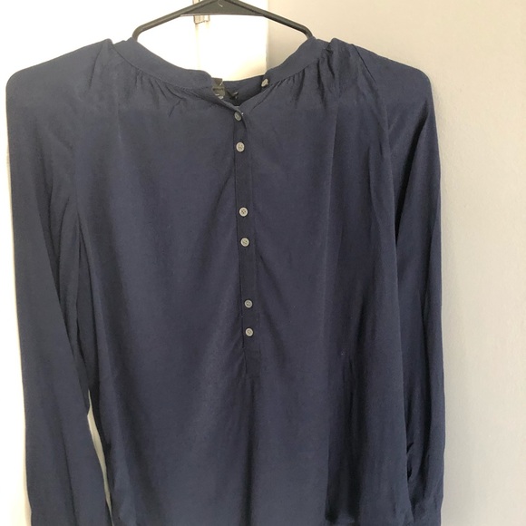 Navy jcrew blouse - Picture 3 of 6